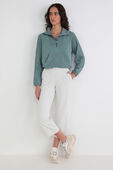 Brushed Softstreme Ribbed Half Zip